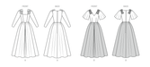 New Look Sewing Pattern 6807 Evening Gowns from Jaycotts Sewing Supplies