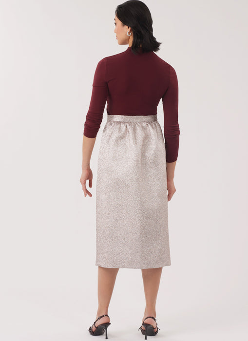 New Look Sewing Pattern 6813 Wrap Skirt in Two Lengths from Jaycotts Sewing Supplies
