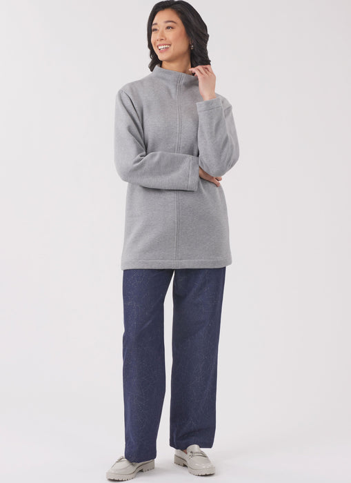 New Look Sewing Pattern 6814 Knit Tops and Knit or Woven Pull on Pants from Jaycotts Sewing Supplies