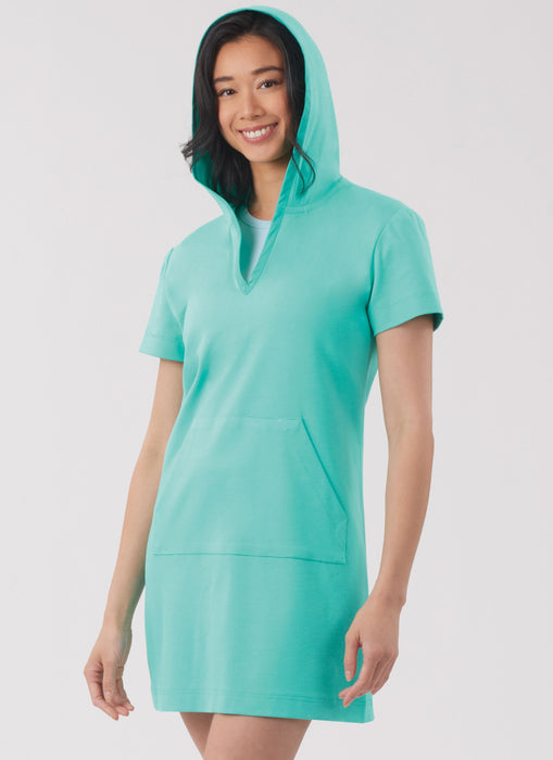 New Look Sewing Pattern 6818 Unisex Knit Hoodie and Pants and Knit Dress from Jaycotts Sewing Supplies
