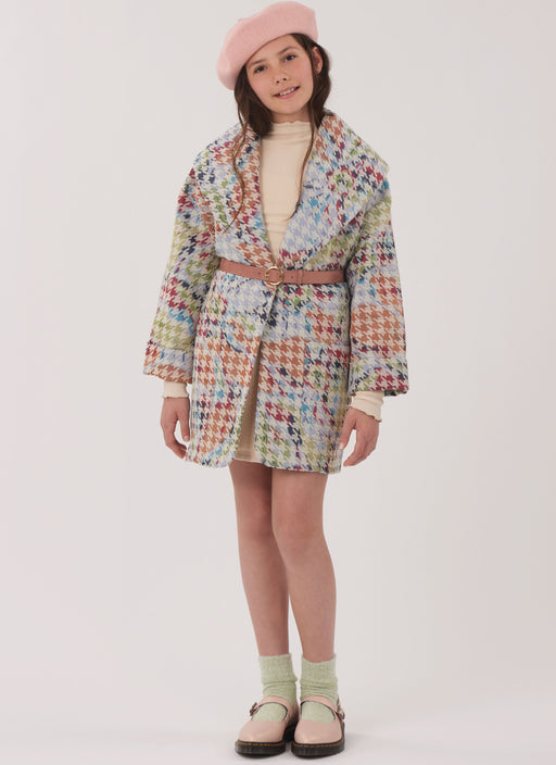 New Look Sewing Pattern 6819 Girls' Lined Coats from Jaycotts Sewing Supplies