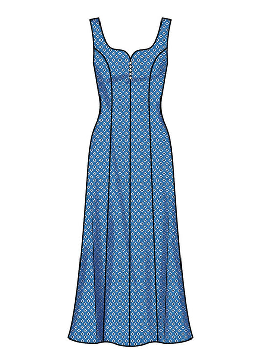 New Look Sewing Pattern 6822 Dress In Two Lengths from Jaycotts Sewing Supplies