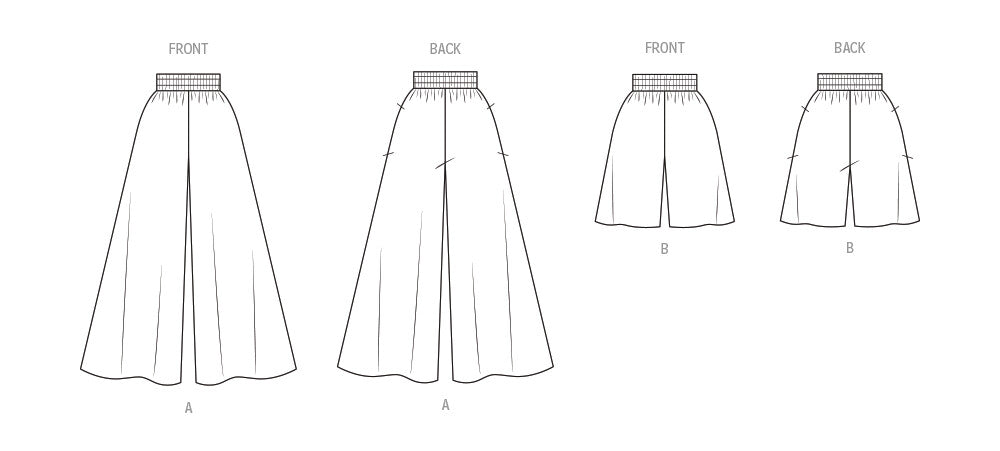 New Look Sewing Pattern 6827 Trousers And Shorts from Jaycotts Sewing Supplies