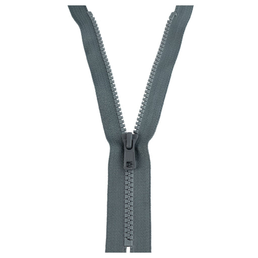 YKK Closed End Zip - Medium Plastic | colour 578 Grey from Jaycotts Sewing Supplies