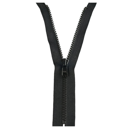 YKK Closed End Zip - Medium Plastic | colour 580 Black from Jaycotts Sewing Supplies