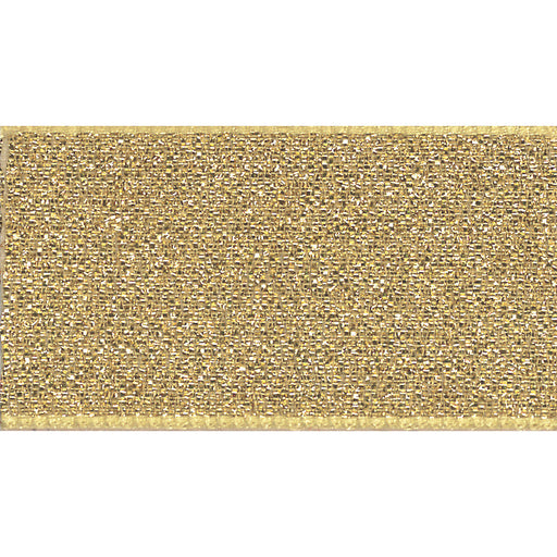 Berisfords 5m pack Gold Lamé ribbon from Jaycotts Sewing Supplies