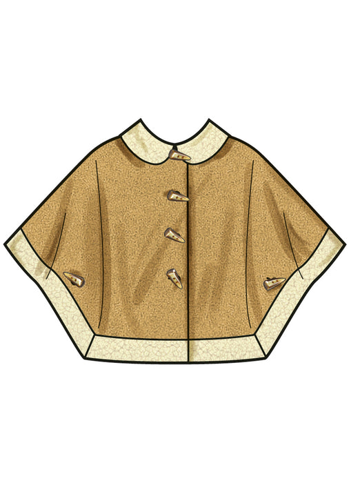 Simplicity sewing pattern S3043 Girls' Ponchos from Jaycotts Sewing Supplies