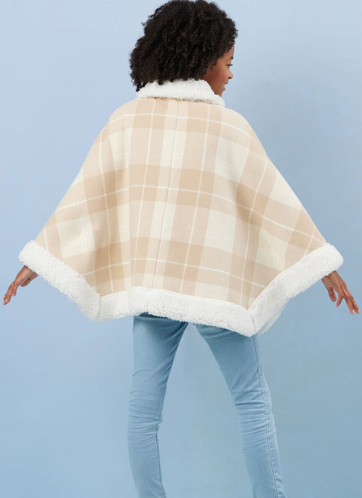 Simplicity sewing pattern S3043 Girls' Ponchos from Jaycotts Sewing Supplies