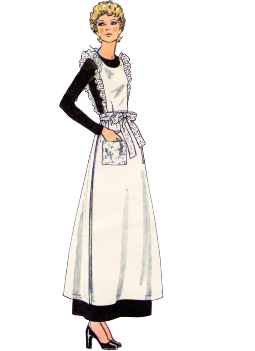 Simplicity sewing pattern S3051 Misses' Apron in Two Lengths from Jaycotts Sewing Supplies