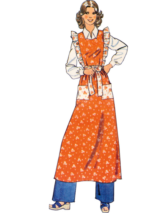 Simplicity sewing pattern S3051 Misses' Apron in Two Lengths from Jaycotts Sewing Supplies