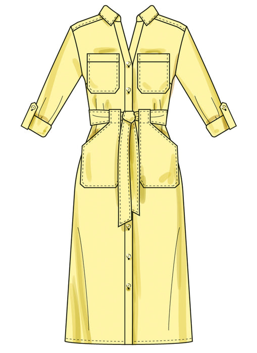 Simplicity sewing pattern 3065 Dresses with Tie Belt from Jaycotts Sewing Supplies