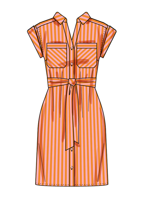 Simplicity sewing pattern 3065 Dresses with Tie Belt from Jaycotts Sewing Supplies