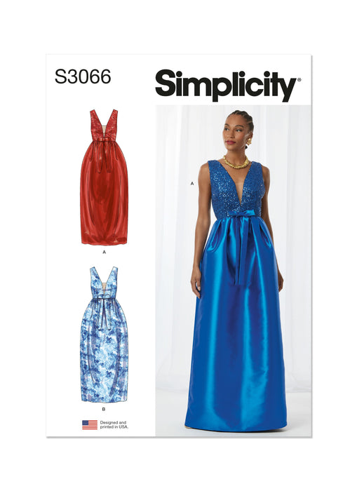 Simplicity sewing pattern 3066 Special Occasion Gowns from Jaycotts Sewing Supplies