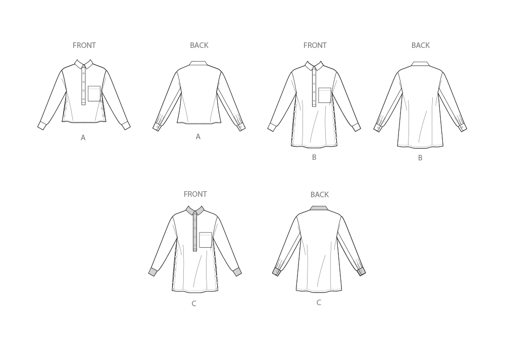 Simplicity sewing pattern 3068 Top and Tunics from Jaycotts Sewing Supplies