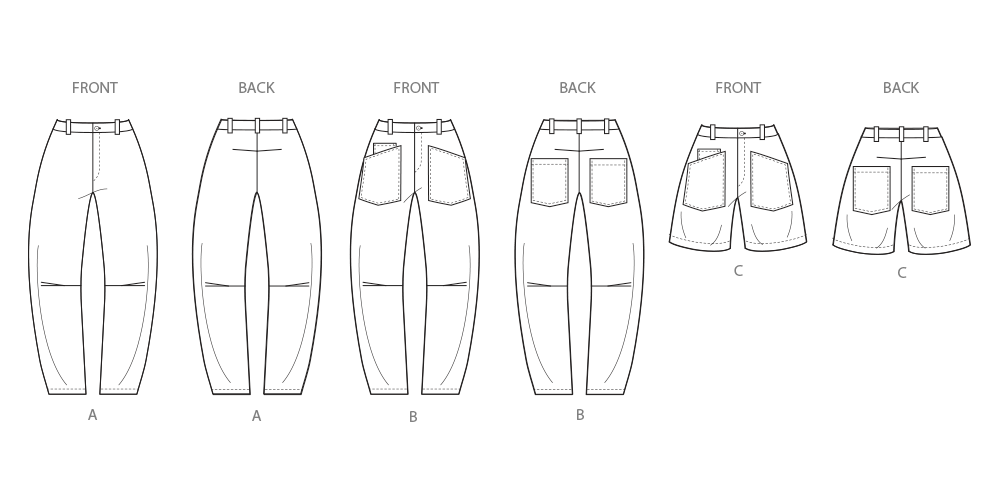 Simplicity sewing pattern 3069 Pants and Shorts from Jaycotts Sewing Supplies