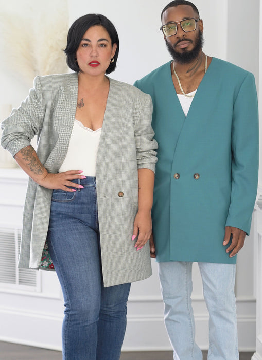 Simplicity sewing pattern 3071 Unisex Blazer by Mimi G Style from Jaycotts Sewing Supplies