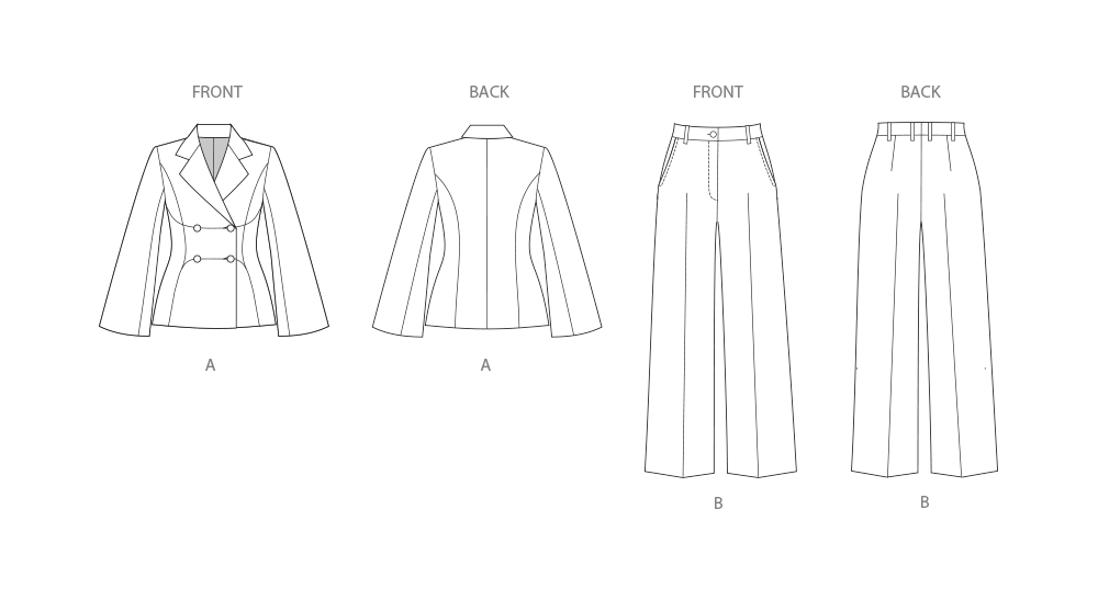 Simplicity sewing pattern 3073 Jacket and Pants from Jaycotts Sewing Supplies