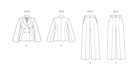 Simplicity sewing pattern 3073 Jacket and Pants from Jaycotts Sewing Supplies