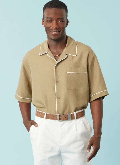 Simplicity sewing pattern 3075 Men's Shirts from Jaycotts Sewing Supplies