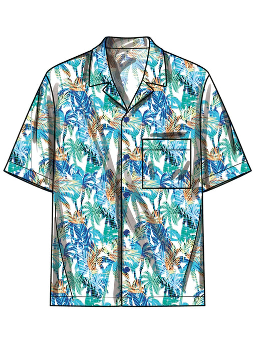 Simplicity sewing pattern 3075 Men's Shirts from Jaycotts Sewing Supplies