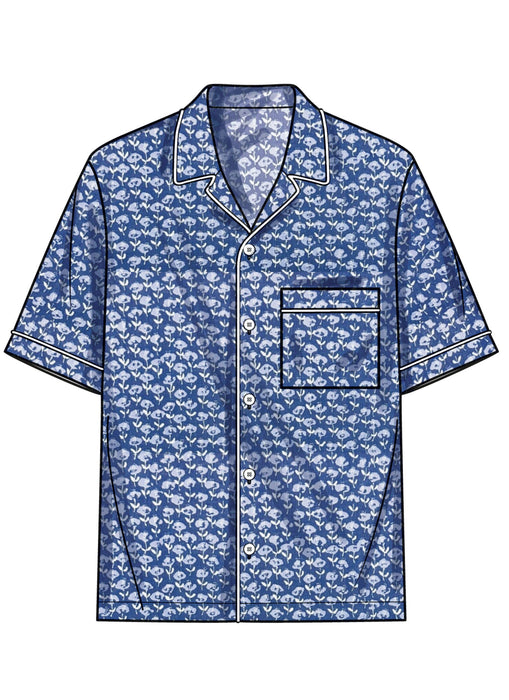 Simplicity sewing pattern 3075 Men's Shirts from Jaycotts Sewing Supplies