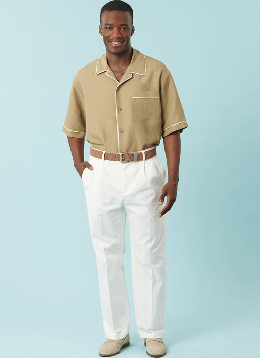 Simplicity sewing pattern 3075 Men's Shirts from Jaycotts Sewing Supplies