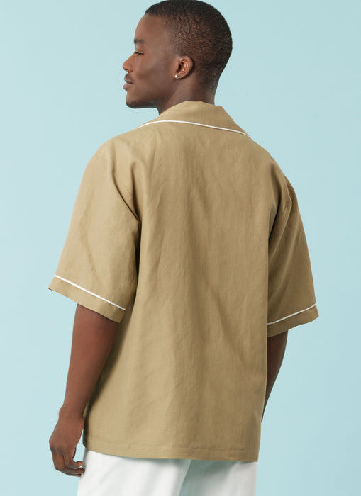 Simplicity sewing pattern 3075 Men's Shirts from Jaycotts Sewing Supplies