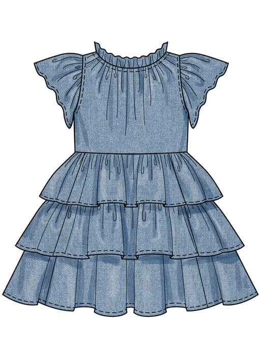 Simplicity sewing pattern 3078 Children's Dresses from Jaycotts Sewing Supplies