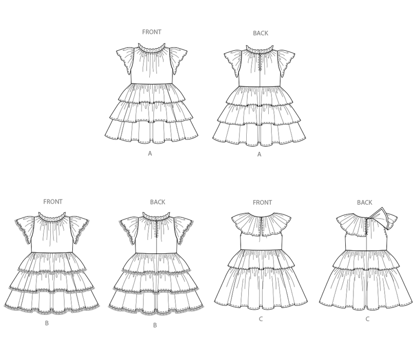 Simplicity sewing pattern 3078 Children's Dresses from Jaycotts Sewing Supplies