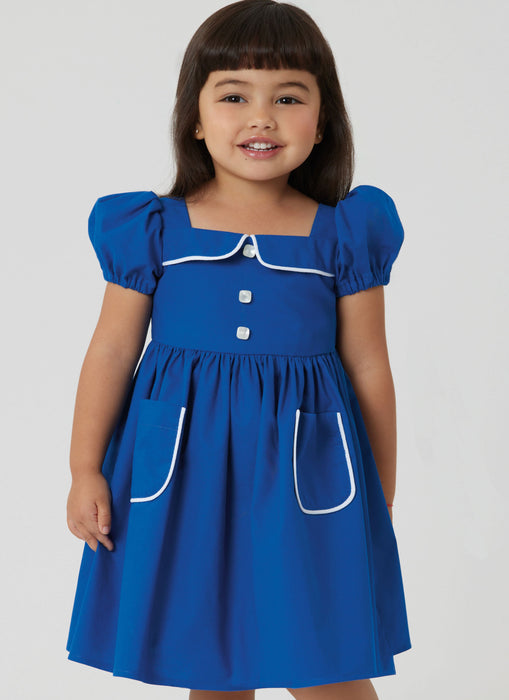 Simplicity sewing pattern 3080 Toddlers' Dresses from Jaycotts Sewing Supplies