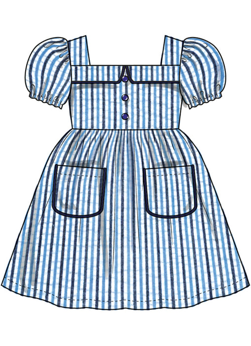 Simplicity sewing pattern 3080 Toddlers' Dresses from Jaycotts Sewing Supplies