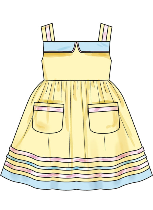 Simplicity sewing pattern 3080 Toddlers' Dresses from Jaycotts Sewing Supplies
