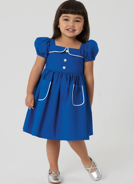 Simplicity sewing pattern 3080 Toddlers' Dresses from Jaycotts Sewing Supplies