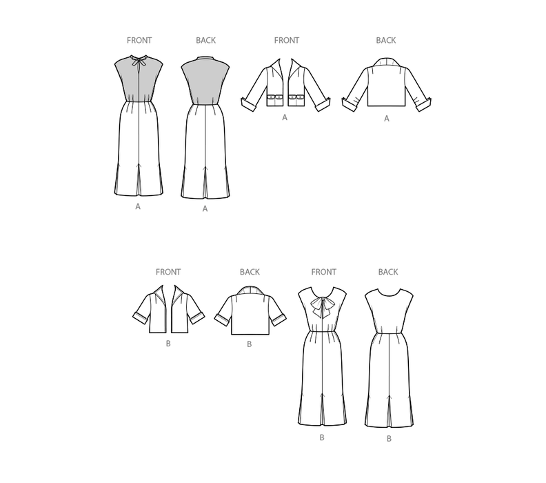 Simplicity sewing pattern 3083 Dress and Jacket from Jaycotts Sewing Supplies
