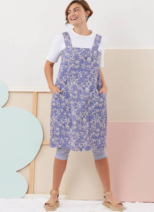 Simplicity pattern 3088 Tops, Pants and Apron Dresses by Elaine Heigl Designs from Jaycotts Sewing Supplies