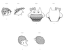 Simplicity sewing pattern 3091 Plush Animals from Jaycotts Sewing Supplies