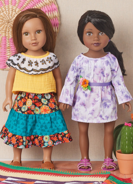 Simplicity sewing pattern 3092 18" Doll Clothes by Carla Reiss from Jaycotts Sewing Supplies