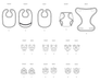 Simplicity sewing pattern 3093 Babies' Bibs and Diaper Cover from Jaycotts Sewing Supplies
