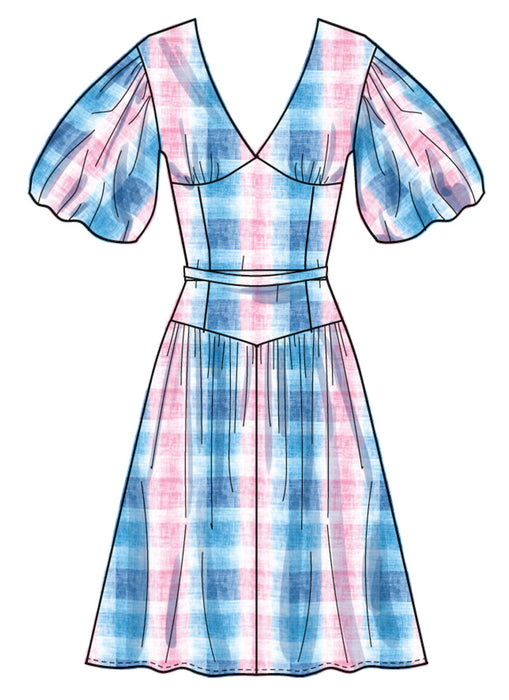 Simplicity sewing pattern 3096 Dress with Length and Sleeve Variations from Jaycotts Sewing Supplies