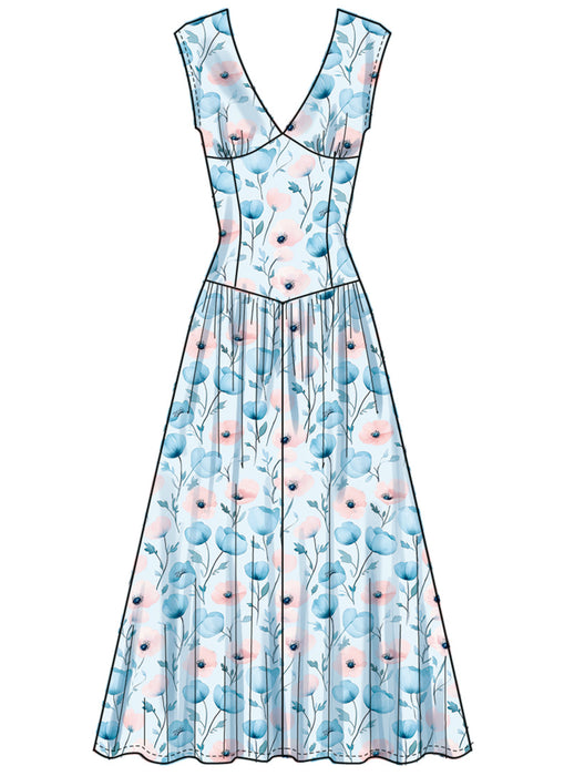 Simplicity sewing pattern 3096 Dress with Length and Sleeve Variations from Jaycotts Sewing Supplies