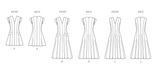 Simplicity sewing pattern 3097 Dress with Length and Sleeve Variations from Jaycotts Sewing Supplies