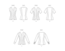 Simplicity sewing pattern 3102 Shirt with Sleeve Variations from Jaycotts Sewing Supplies