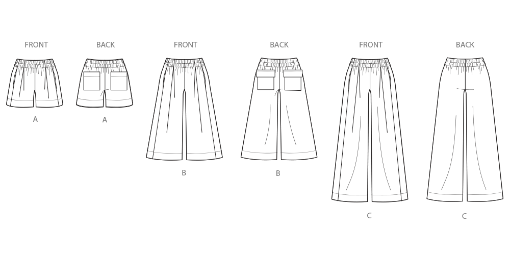 Simplicity sewing pattern 3105 Shorts and Pants from Jaycotts Sewing Supplies