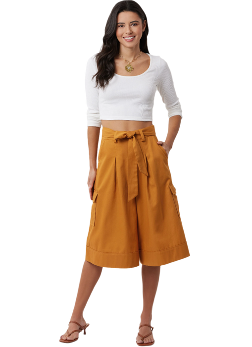 Simplicity sewing pattern 3106 Shorts and Pants with Tie Belt from Jaycotts Sewing Supplies