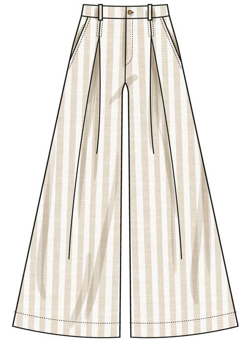 Simplicity sewing pattern 3106 Shorts and Pants with Tie Belt from Jaycotts Sewing Supplies