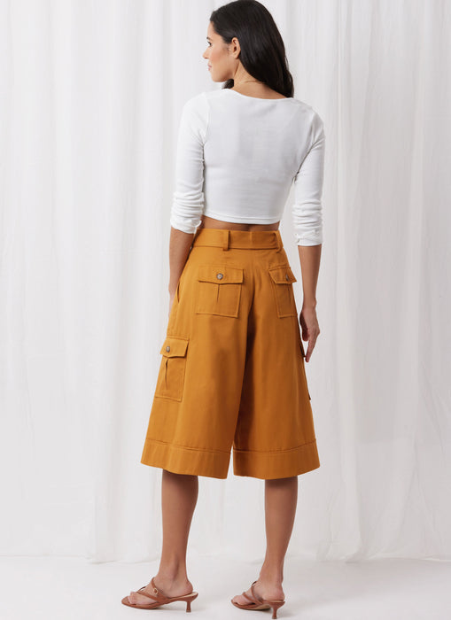 Simplicity sewing pattern 3106 Shorts and Pants with Tie Belt from Jaycotts Sewing Supplies