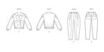 Simplicity sewing pattern 3107 Jacket and Pants from Jaycotts Sewing Supplies
