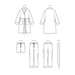 Simplicity sewing pattern 3109 Children's and Adults' Robe, Shorts and Pants from Jaycotts Sewing Supplies