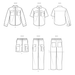 Simplicity sewing pattern 3110 Men's Shirts, Shorts and Trousers from Jaycotts Sewing Supplies