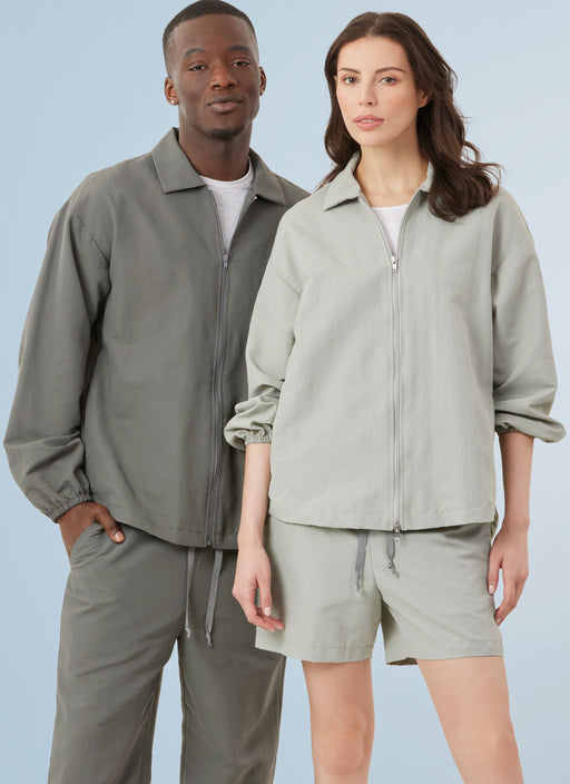 Simplicity sewing pattern 3111 Unisex Jacket, Shorts and Trousers from Jaycotts Sewing Supplies
